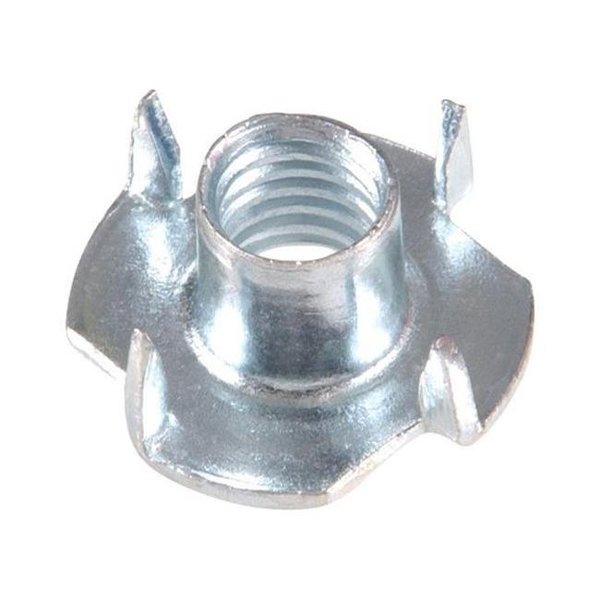 Hillman T-Nut, 4 Prongs, 5/16"-18, Steel 5304514